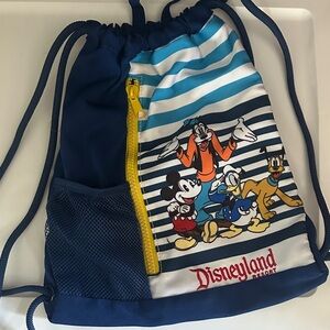 Disney  Drawstring Backpack - Blue and Yellow